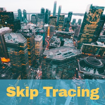 Skip tracing services for debt collection